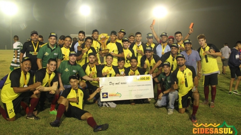Dom Aquino  o Campeo da 1 Copa Cidesasul de Futebol