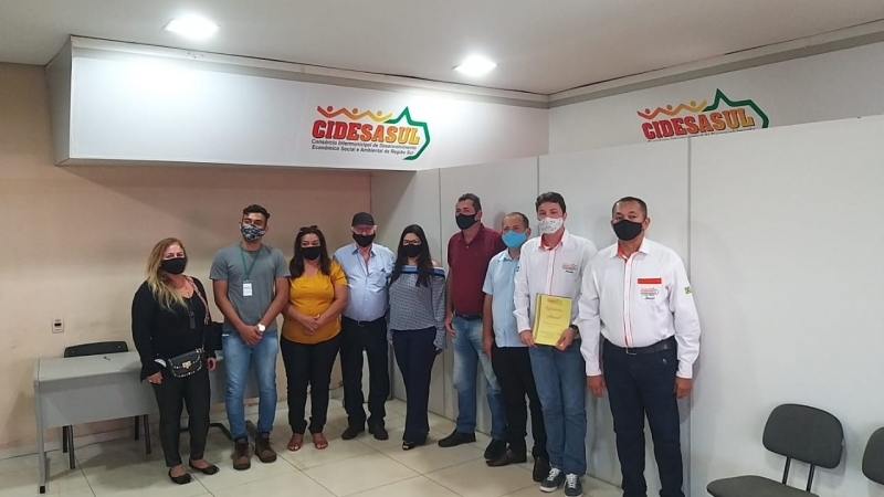 ANDRIA WAGNER  ELEITA PRESIDENTE DO CONSRCIO CIDESASUL PARA O BINIO 2021/2022