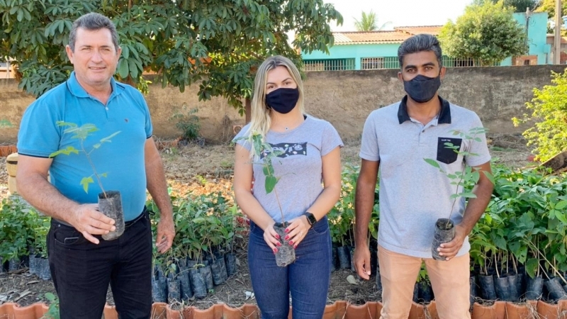 Consrcio Cidesasul realiza entrega de mudas frutferas e nativas em So Pedro da Cipa