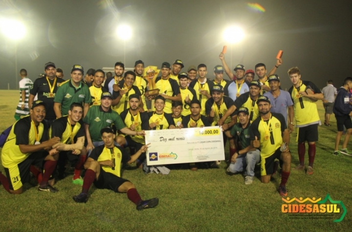 Dom Aquino  o Campeo da 1 Copa Cidesasul de Futebol